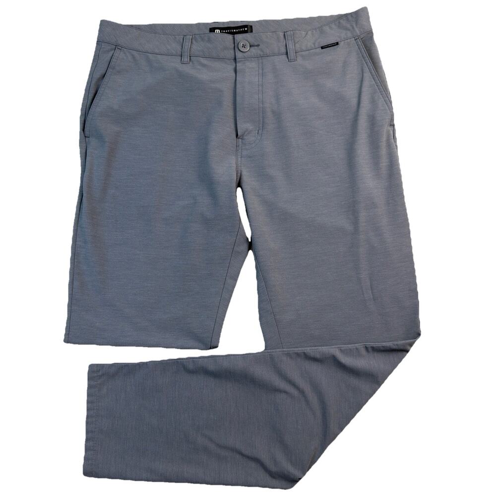 Travis Mathew Mens 35x32 Gray Comfort Stretch Casual Performance Golf Pants